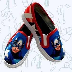 Capitain America ,Kids Shoes Size 11